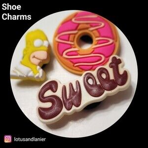 Shoe Charms "Simpsons" Shoe Charms Set of 3